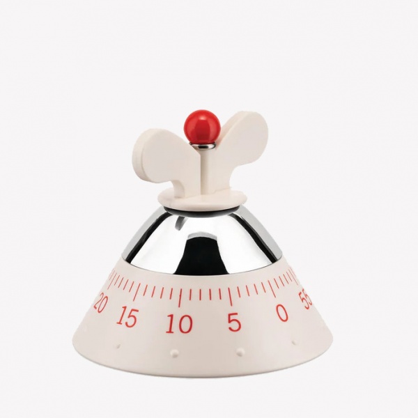 Minuteur Kitchen Timer blanc - Michael Graves  Alessi