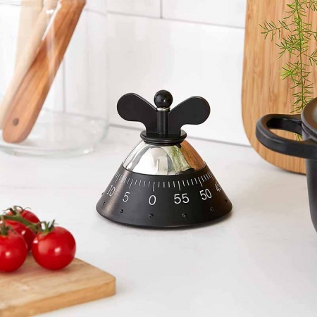 Minuteur Kitchen Timer noir - Alessi