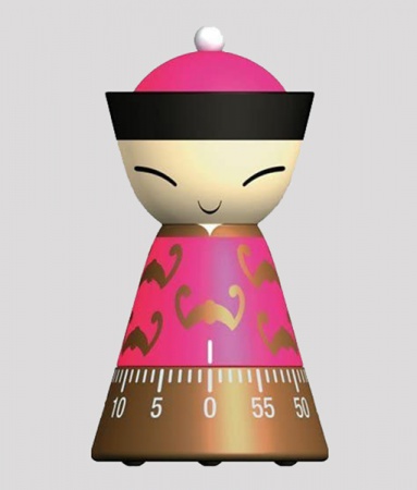 Minuteur Mr. Chin Rouge - Alessi