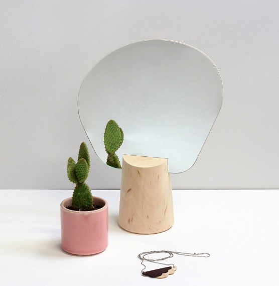 Miroir � poser \ Ping Pong\  Reine M�re - Petit mod�le