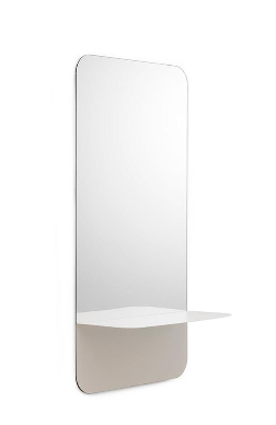 Miroir Horizon Vertical blanc - Normann Copenhaguen