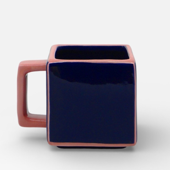 Mug - tasse Tile Bleu-rose - Table Machine