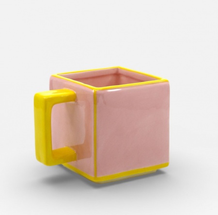 Mug - tasse Tile Rose-jaune - Table Machine