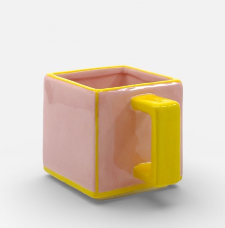 Mug - tasse Tile Rose-jaune - Table Machine