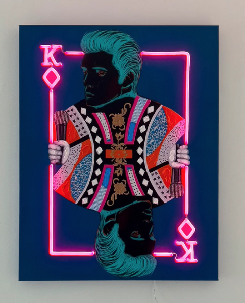 Oeuvre murale Led Lomocean - Elvis