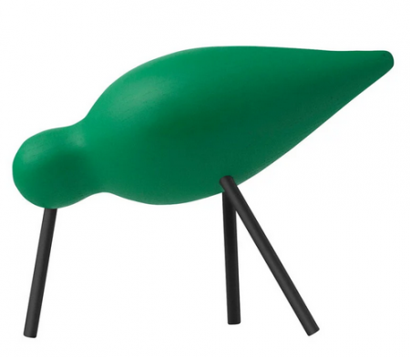 Oiseau SHOREBIRD vert Normann Copenhagen