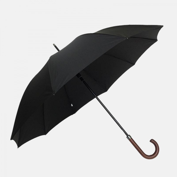 Parapluie canne r�sistant bois - Smati