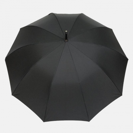 Parapluie canne r&eacute;sistant noir - Smati