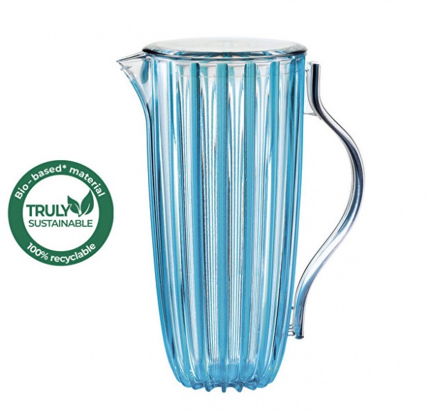 Pichet -Carafe � eau avec couvercle -Dolcevita- Bleu Guzzini