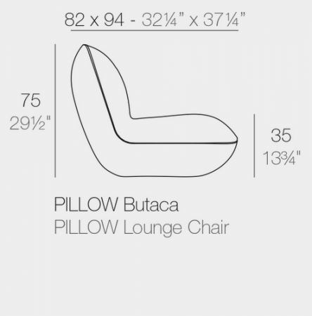 Pillow Lounge Chair - Vondom