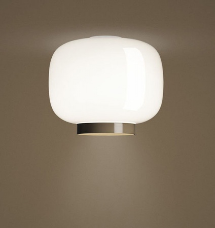 Plafonnier Chouchin  Reverse n°3 Blanc/gris - Ø 30 cm - Foscarini