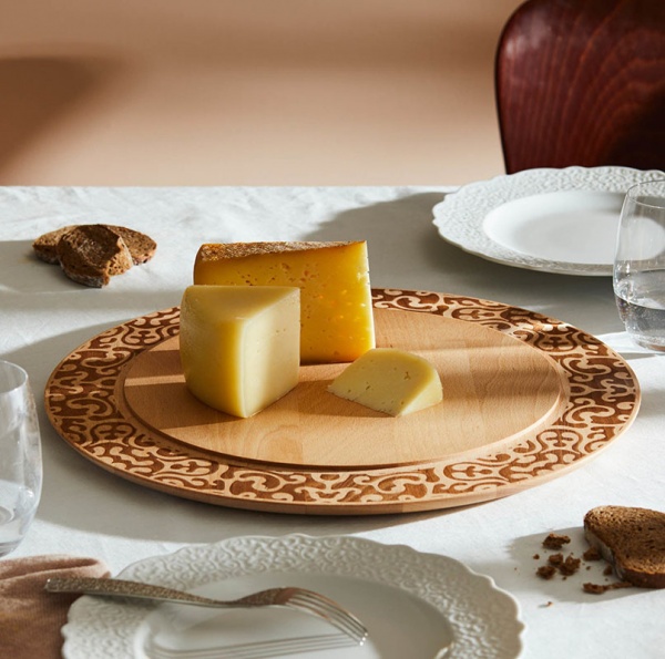 Plateau � fromage Dressed in wood - Alessi