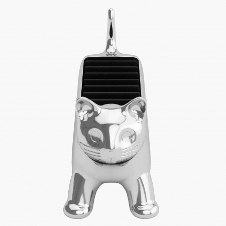 Porte-bague ALI - chat - aluminium - Umbra