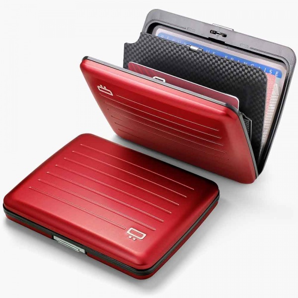 Porte-cartes - Stockholm V2 Wallet Rouge - Ogon