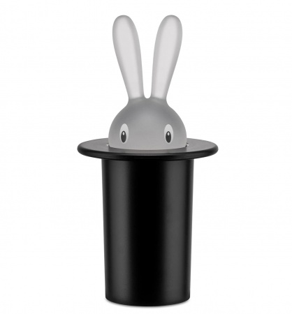 Porte cure-dents Magic Bunny noir - Alessi