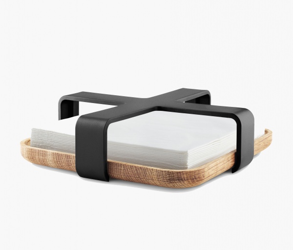 Porte serviettes Nordic Kitchen Noir/Ch�ne - Eva Solo