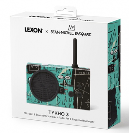 Radio Tykho 3 Jean-Michel Basquiat verte - Lexon X
