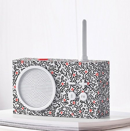 Radio Tykho 3 Keith Haring Love White - Lexon X