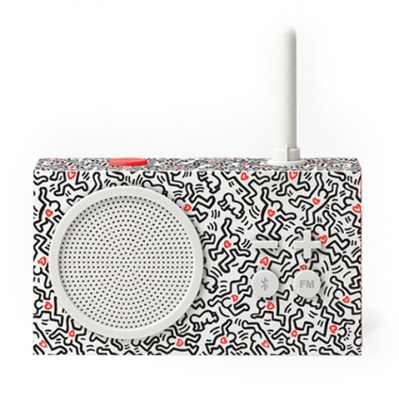 Radio Tykho 3 Keith Haring Love White - Lexon X