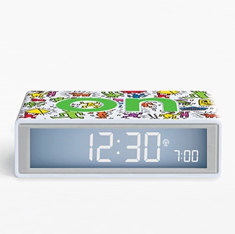 R�veil - FLIP - On Off Happy white - Keith Haring - Lexon X
