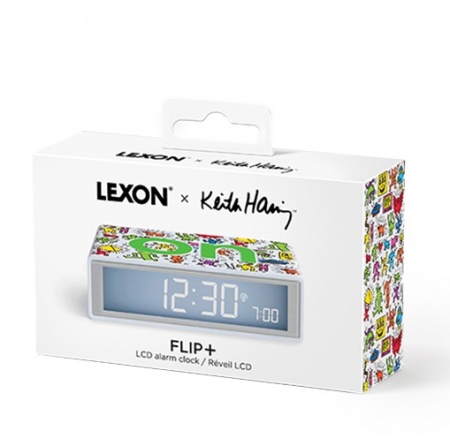 R&eacute;veil - FLIP - On Off Happy white - Keith Haring - Lexon X