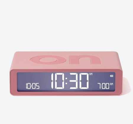 Réveil - FLIP Classic - On Off - rose - Lexon