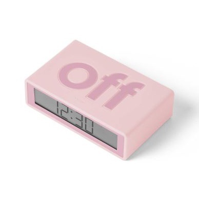 Réveil - FLIP Classic - On Off - rose - Lexon