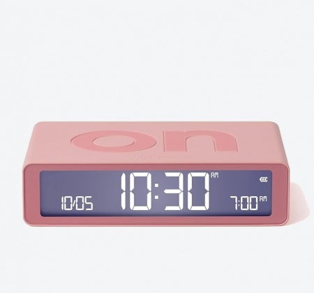 Réveil - FLIP Classic - On Off - rose - Lexon