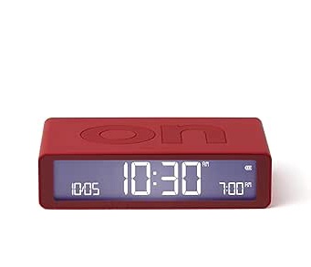Réveil - FLIP Classic - On Off - rouge - Lexon
