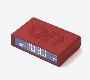 Réveil - FLIP Classic - On Off - rouge - Lexon