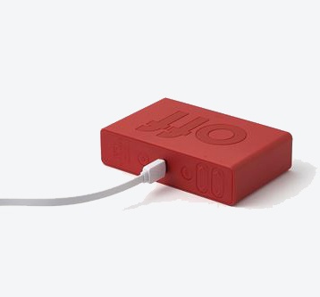 Réveil - FLIP Classic - On Off - rouge - Lexon