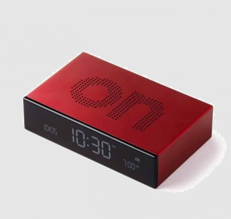 Réveil - FLIP PRENIUM - On Off - Rouge - Lexon