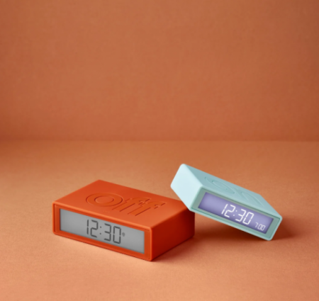R&eacute;veil Flip mini Travel de voyage orange - Lexon