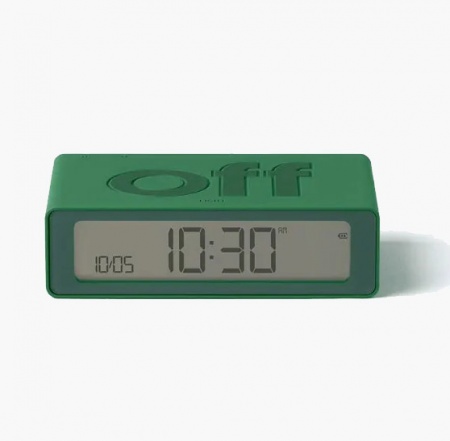 R&eacute;veil Flip mini Travel de voyage vert - Lexon