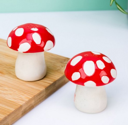 Salière et poivrière champignons Amanita - Doiy