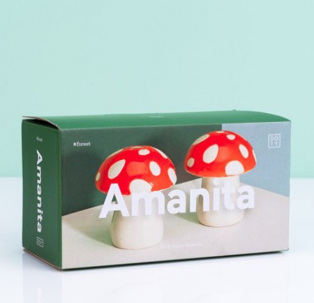 Salière et poivrière champignons Amanita - Doiy