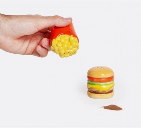 Salière et poivrière Fast Food - Doiy
