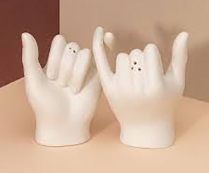 Sali&egrave;re et poivri&egrave;re mains pinky swear- Doiy