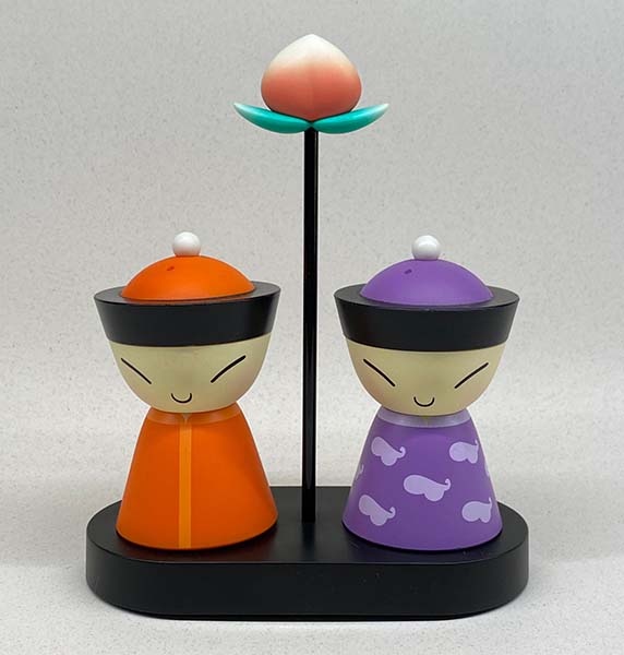 Sali�re et poivri�re Mr & Mrs Chin - Alessi