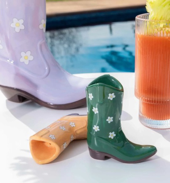 Sali�re et poivri�re Rodeo  bottes de cowboy - Doiy