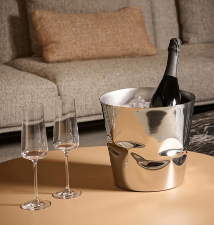 Seau à champagne Compressioni - Paolo Uilan - Alessi