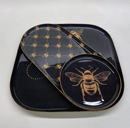 Set de 3 plateaux Abeilles - Temerity Jones