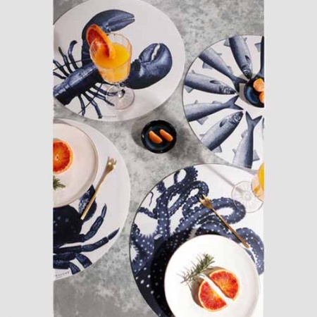 Set de table - crabe bleu - PODEVACHE