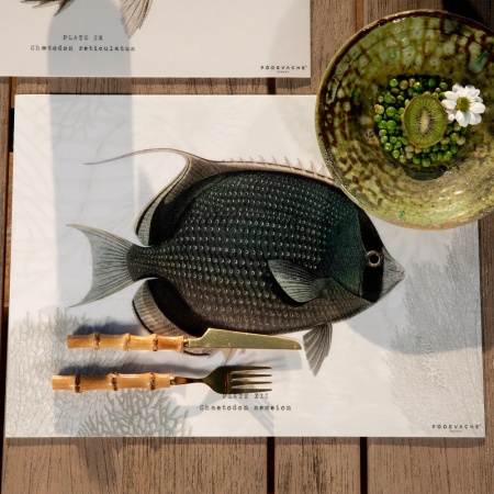 Set de table - Lardier - poisson  PODEVACHE