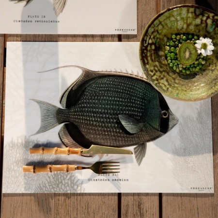 Set de table - Lardier - poisson  PODEVACHE
