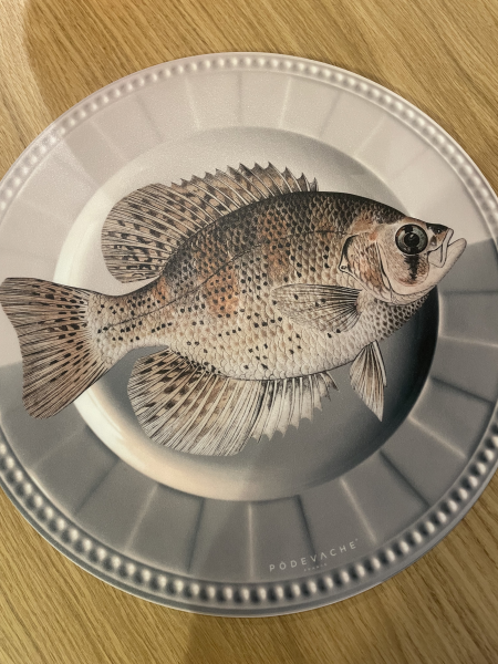 Set de table bicolore poisson - P�devache