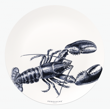 Set de table rond Homarus Homard bleu - P&ocirc;devache