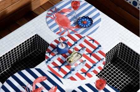 Set de table vinyle Poisson - P&ocirc;devache
