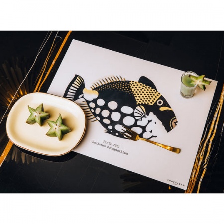 Set de table vinyle poisson Jobo - P&ocirc;devache