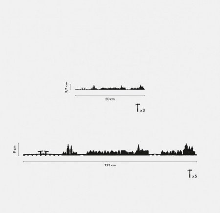 Skyline Amsterdam 50cm-décoration murale-The Line